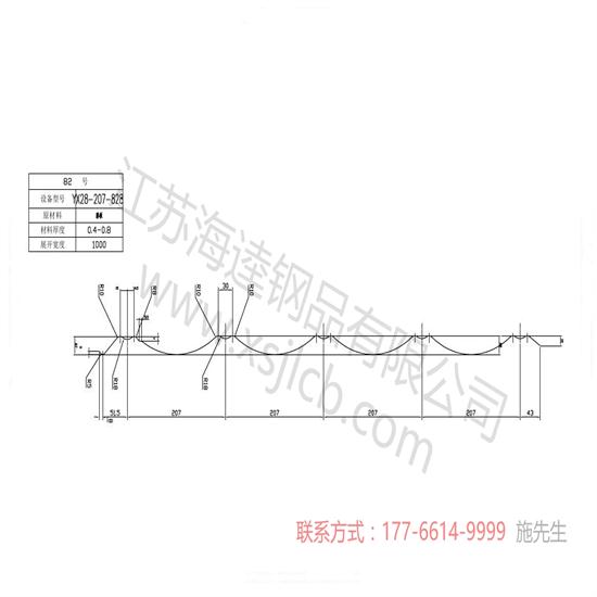 樓承板設備生產(chǎn)工藝的設備